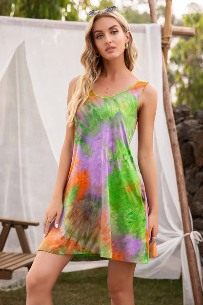 Tie-Dye Cami Dress